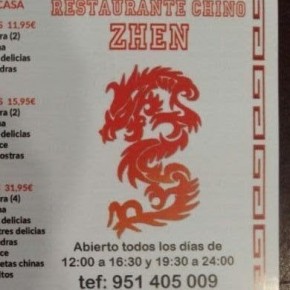 Restaurante Chino Zhen Carta O Menu Telefono Y Horario